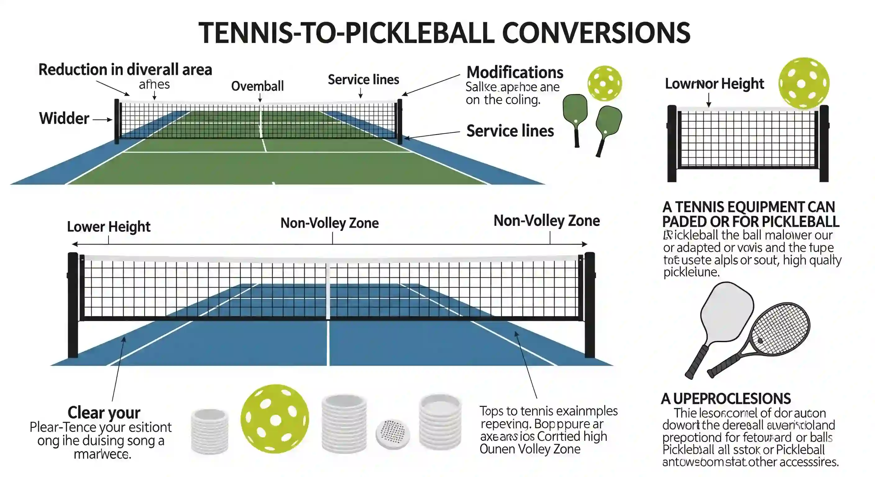 TENNIS-TO-PICKLEBALL CONVERSIONS